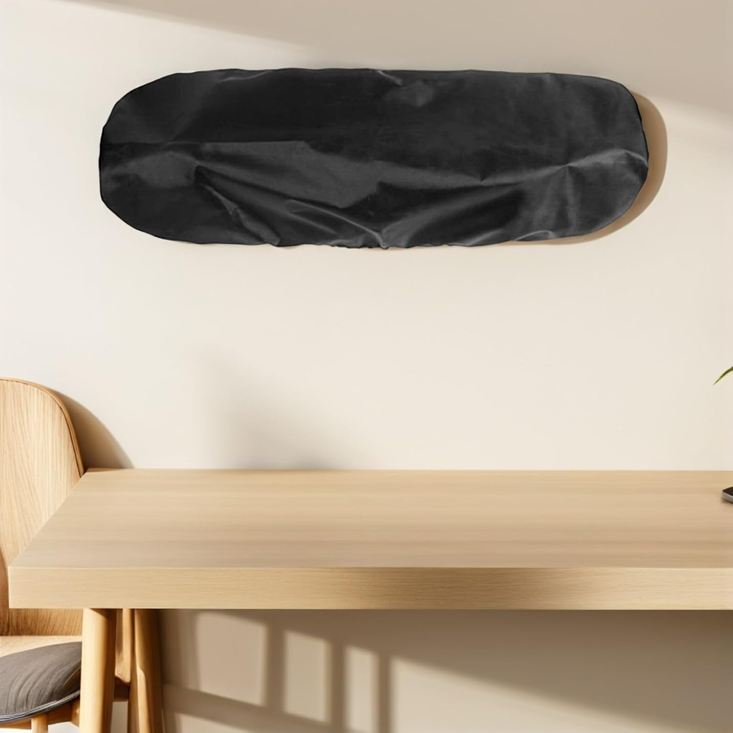 Oxford Cloth Patio Heater Cover Dustproof Outdoor Heater Protection with Rope Buckle for Garden Terrace Black image number 1