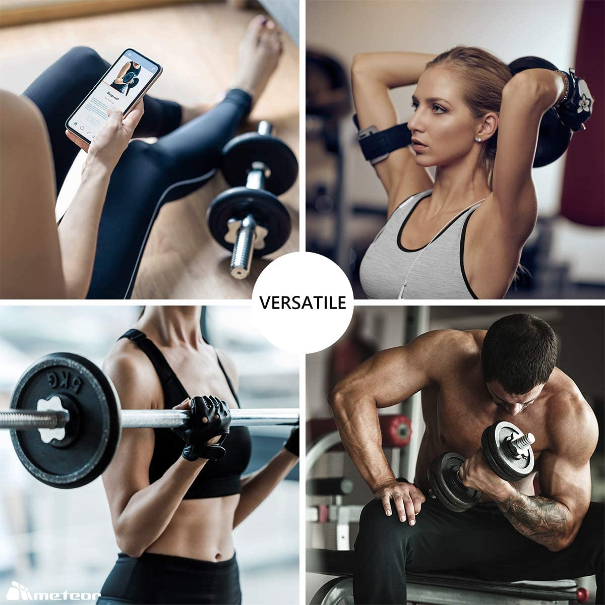 Meteor Essential Cast Iron Weight Plate 25.4Mm Hole, Standard Plate Weightlifting Plate for Dumbbells, Barbell, Weight Lifting, Bench Press image number 1