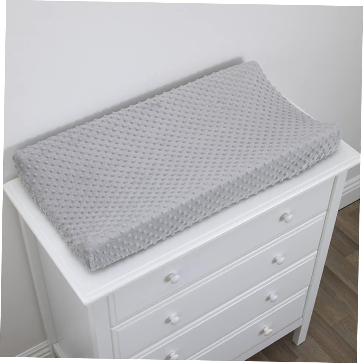 Baby Changing Pad Covers 2Pcs Set Polyester Diaper Changing Table Pad Covers Removable Fabric Soft Breathable for Infant Toddler Boys Girls