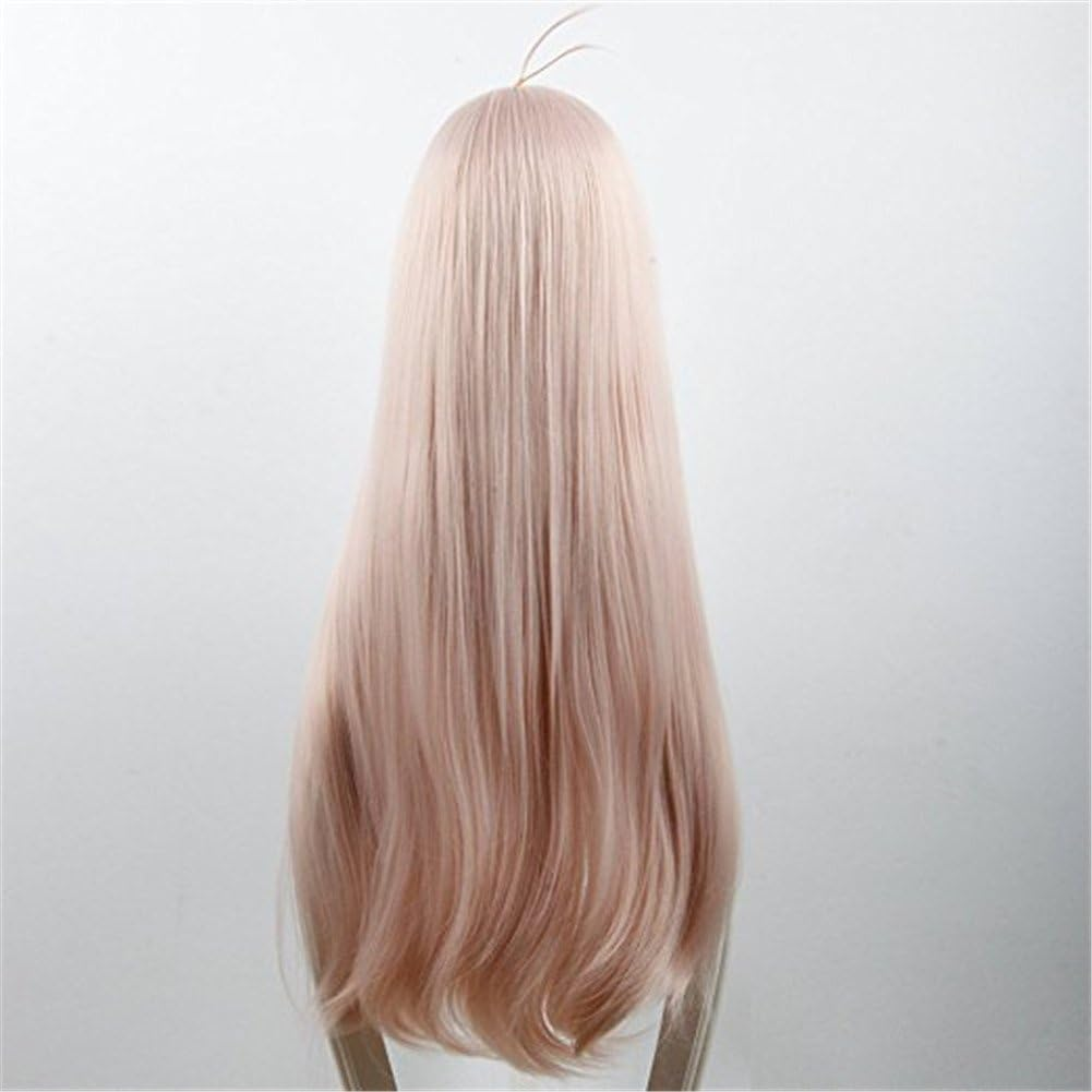 Anime Long Pink Cosplay Wig Women Girls' Party Wigs with Free Cap image number 4