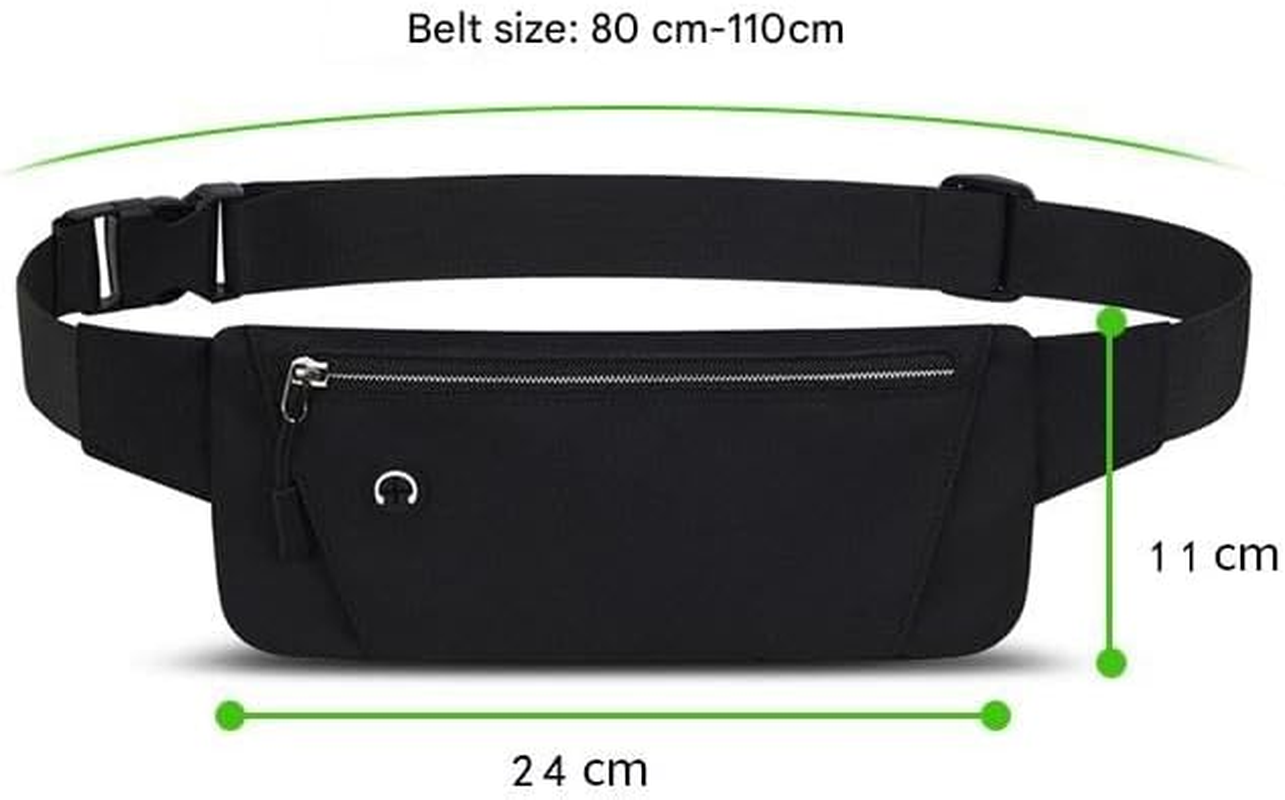 Running Belt Women Men ，Fanny Pack for Men & Women,Waterproof Waist Packs with Adjustable Belt,Crossbody Bags Bum Bag for Running Hiking Travel Workout Adjustable Strap, Waist Pack (Purple, One Size) image number 2
