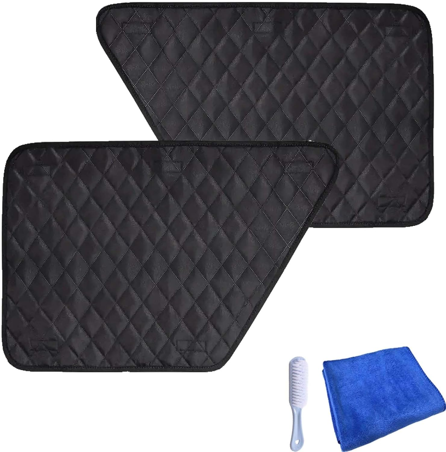 Car Door Protector,2 Pack 29&lsquo;&rsquo;&times;17'' Doors Protector from Dog Scratching,Repels Water,Dirt,Scratching Screen Door Protector for Dogs,Suitable for Camping and Traveling image number 2