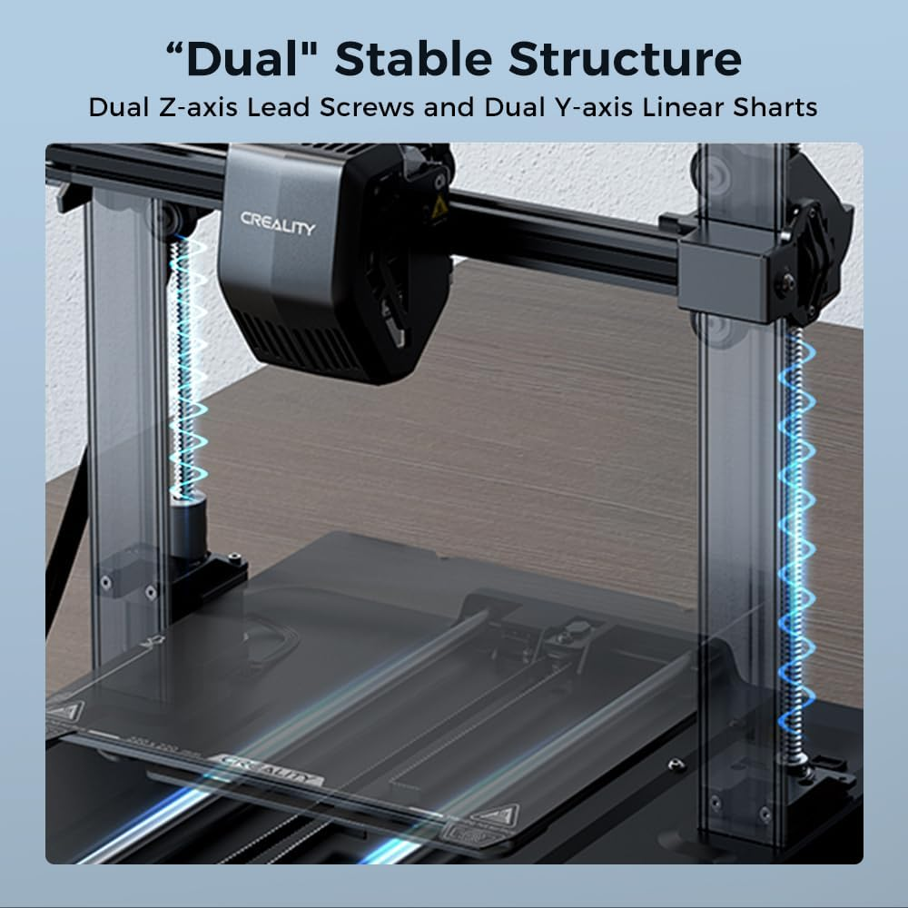 Creality Ender 3 V3 SE 3D Printer, 250Mm/S Printing Speed FDM 3D Printers with CR Touch Auto Leveling, Sprite Direct Extruder Auto-Load Filament Dual Z-Axis Y-Axis, Printing Size 220 * 220 * 250Mm image number 5