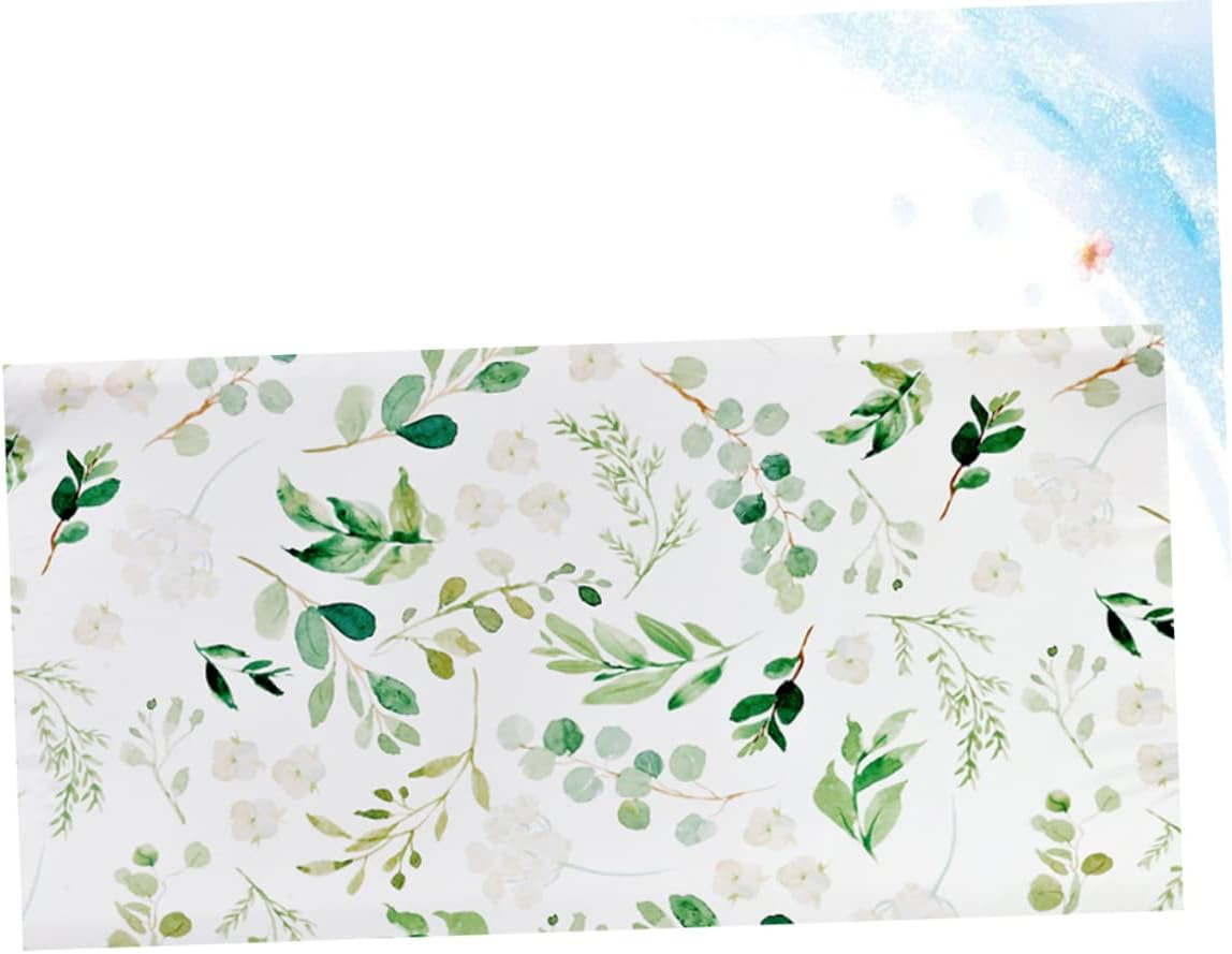 SAFIGLE Reusable Waterproof Baby Changing Pad Cover for Boys and Girls Detachable Soft Cotton Green Leaf Pattern Fits Change Table for Nursery image number 3