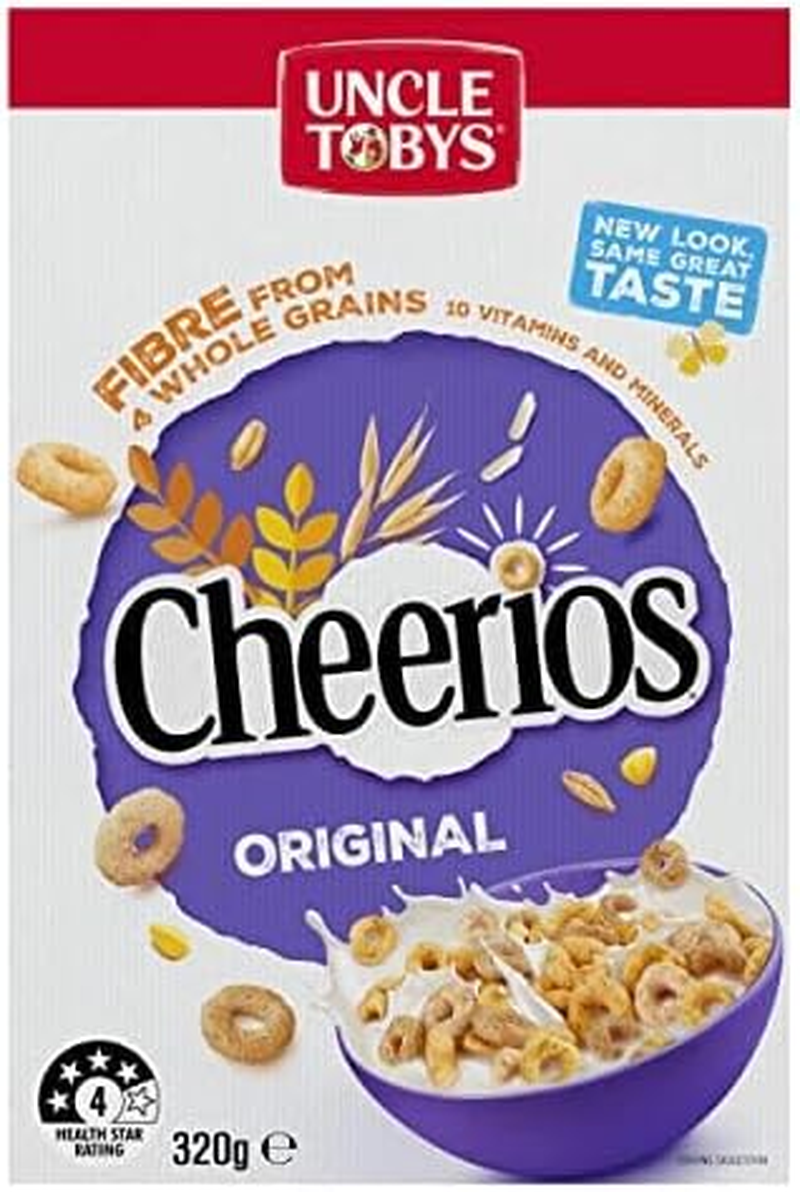 UNCLE TOBYS Breakfast Cereals Cheerios 12X320G image number 2