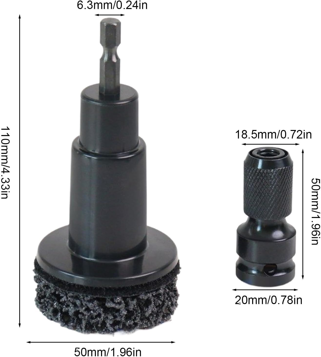 Wheel Cleaning Kit | Rust Cleaning Tool - Hub Rust Remover | for Automotive Car Wheel Rotor Brake Parts Rash Maintenance