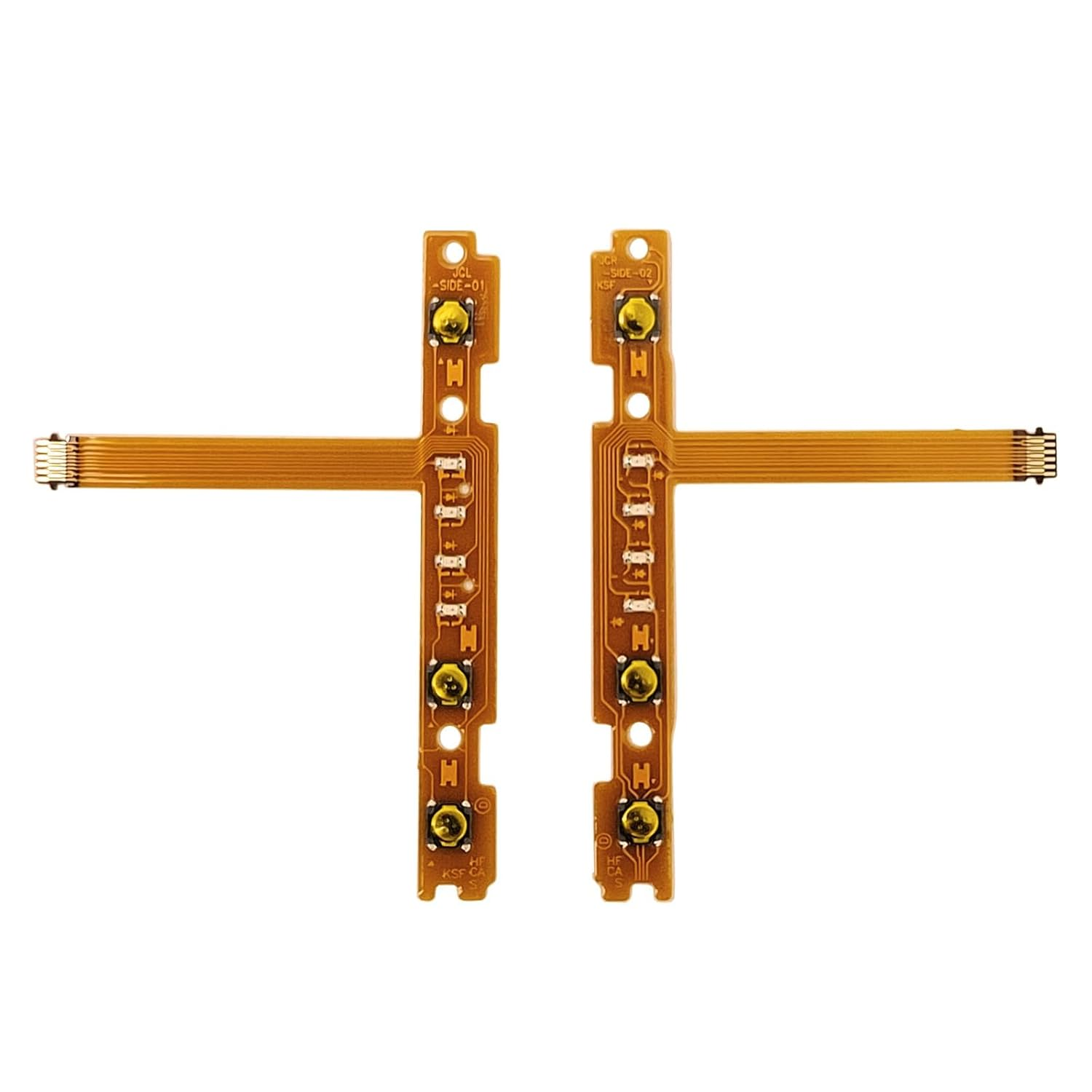 5PCS ZL ZR SL SR L Button Flex Cable Replacement for Nintendo Switch Joy-Con Controller, 5-In-1 Ribbon Repair Parts Kit Compatible with Left/Right Joycon image number 2