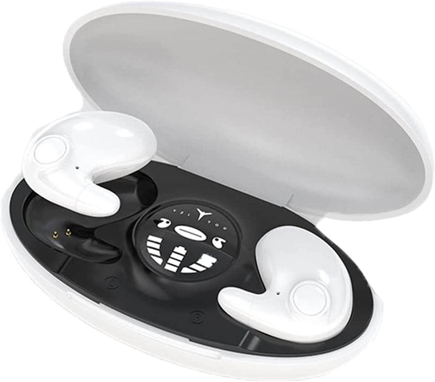 Invisible Earphones | Sleep Earbuds | Invisible Sleep Wireless Earphone Ipx5 Waterproof | Wireless Noise Blocking in Sleep Earphones, Touch Control, Flat in Ear