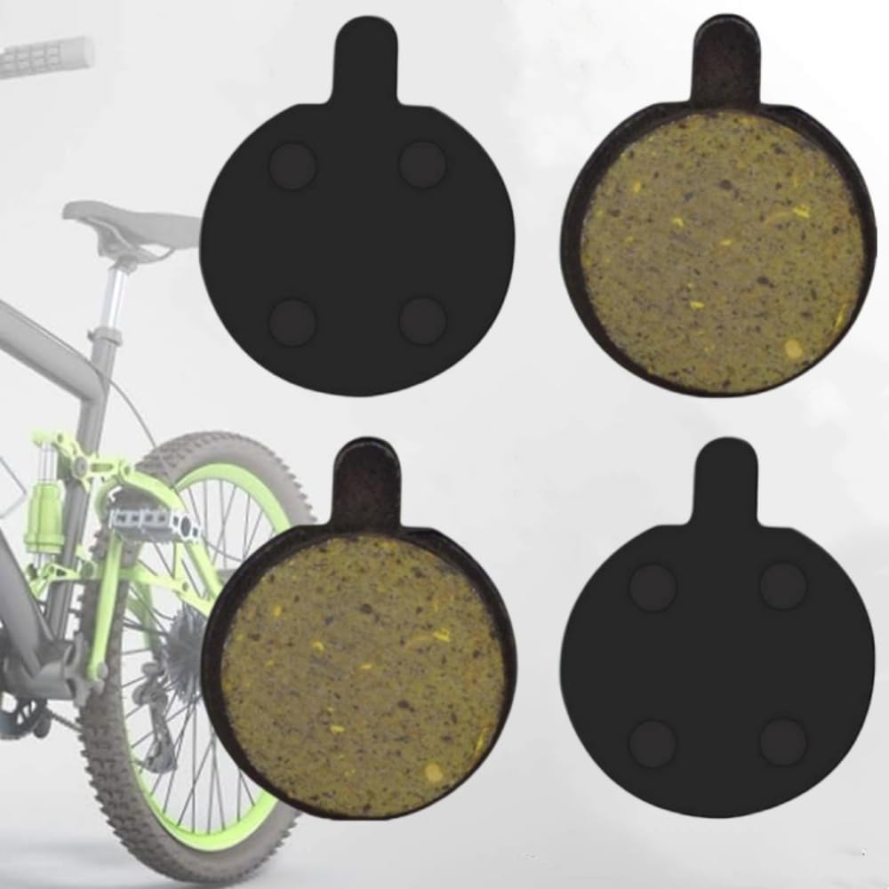 2 Pairs Resin Semi Metallic Bike Disc Brake Pads, 4Mm Thickness Semi-Metallic Brake Pad Replacement for Zoom DB280 DB350 DB450, Mountain Road Bike Cycling Bicycle MTB Organic Resin Disc Brake Pad image number 6