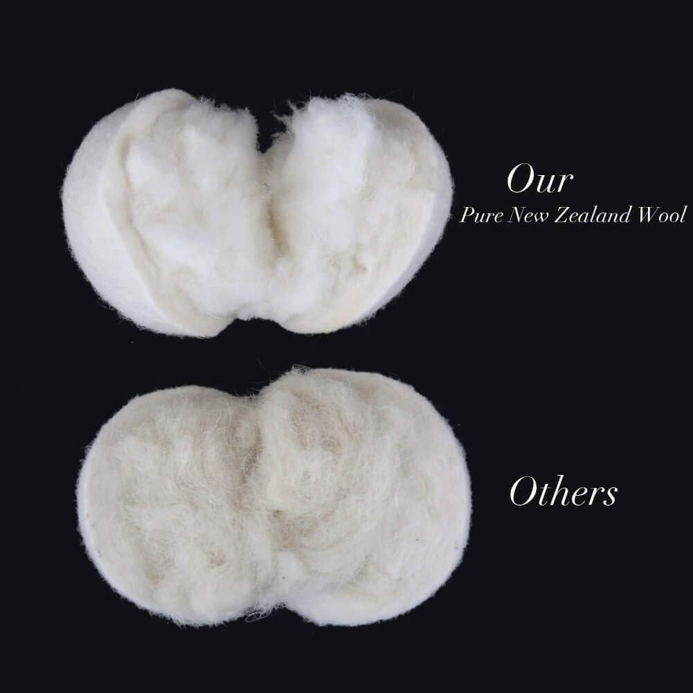 Wool Dryer Ball XL, Organic Eco Premium 100% Natural Fabric Laundry Softener, Shortens Drying Time, Reusable, Reduce Wrinkles and Static Cling, Handmade with 100% New Zealand Wool (Wool Dryer Balls Pack of 4) image number 2
