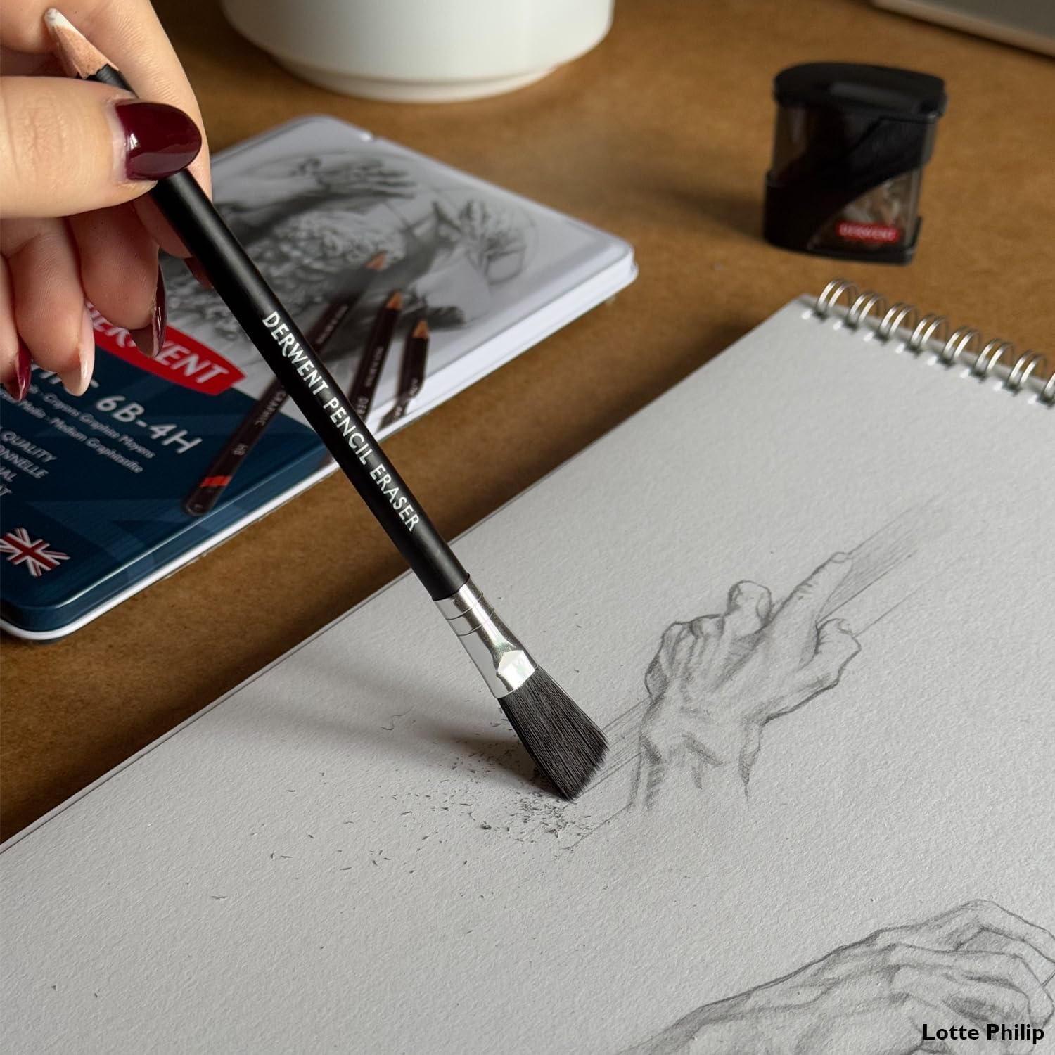 Derwent Eraser, Pencil and Brush 2 Pack