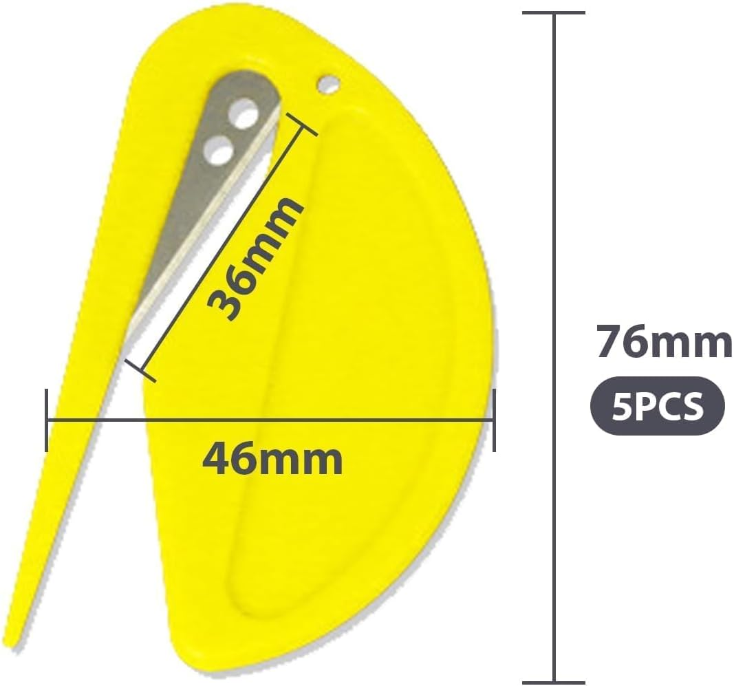 GIONAR Pack of 5 Letter Opener, Dematting Knife, Envelope Cutter, Plastic Cutter, Knot Comb for Cats, Dematting Comb for Dogs, Efficient Grooming for Cats and Dogs image number 5