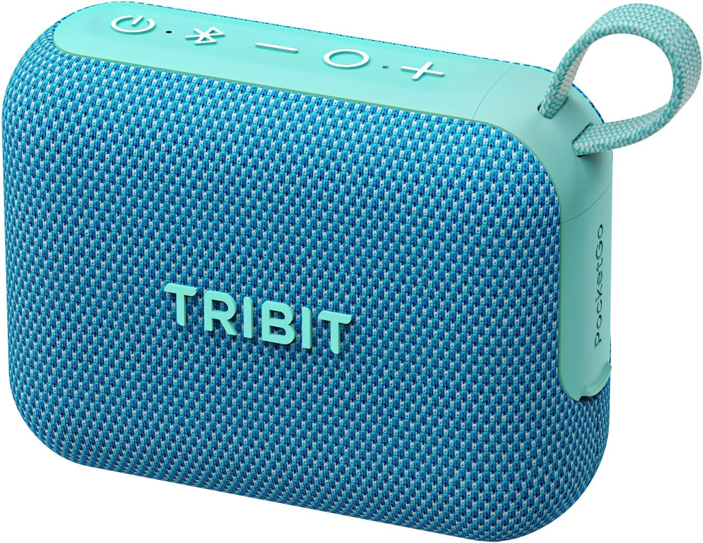 Tribit Pocketgo Portable Bluetooth Speaker, 20H Playtime, IP68 Waterproof/Dustproof, Wireless, BT6.0, Shower, Powerful Sound, Custom EQ, TWS, Support TF Card, Floatable, Type-C, Travel/Outdoors/Home
