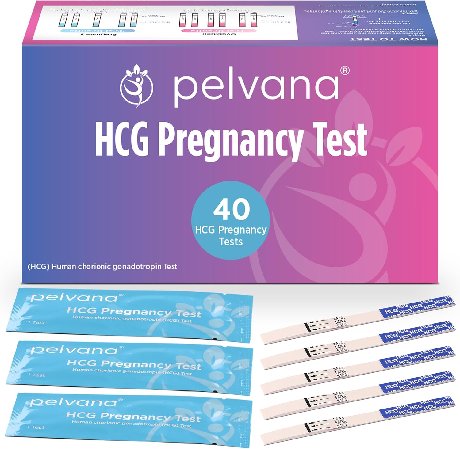 Pelvana Pregnancy Test Strip Value Pack 40 HCG Pregnancy Test Strips image number 5