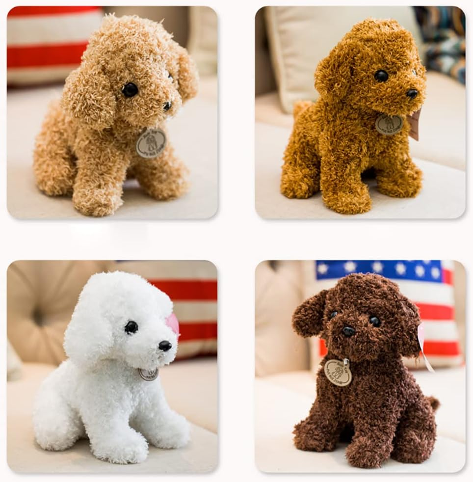 Mersuii Teddy Dog Poodle Plush Toy, Dog Plush Doll, 25Cm image number 3