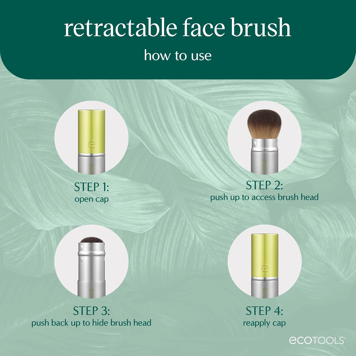 Eco Tools Retractable Face Brush image number 2