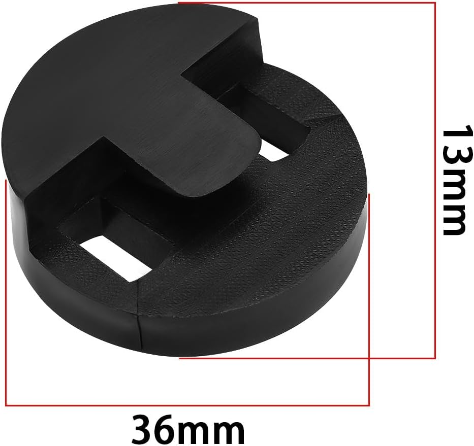 Emsea 2PCS Cello Mute round Rubber Cello Bass Mute Cello Practice Mute Musical Instruments Accessory for Homes Apartments Black image number 6