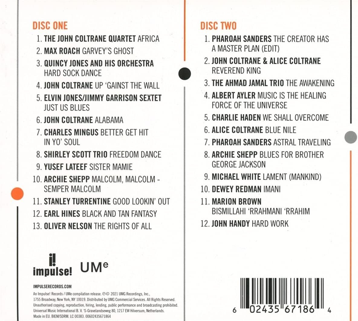 Impulse Records: Music, Message & the Moment (2Cd) image number 1