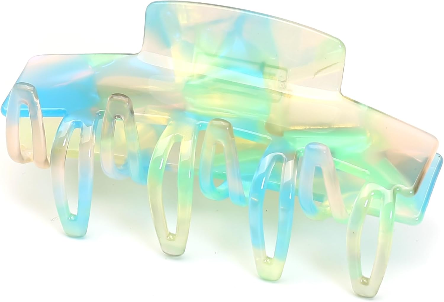 Square Hair Clip Beautiful Women'S Hair Clip Headpiece Elegant Hair Accessory 1 Piece (9.8 Cm X 4.2 Cm, Pink)