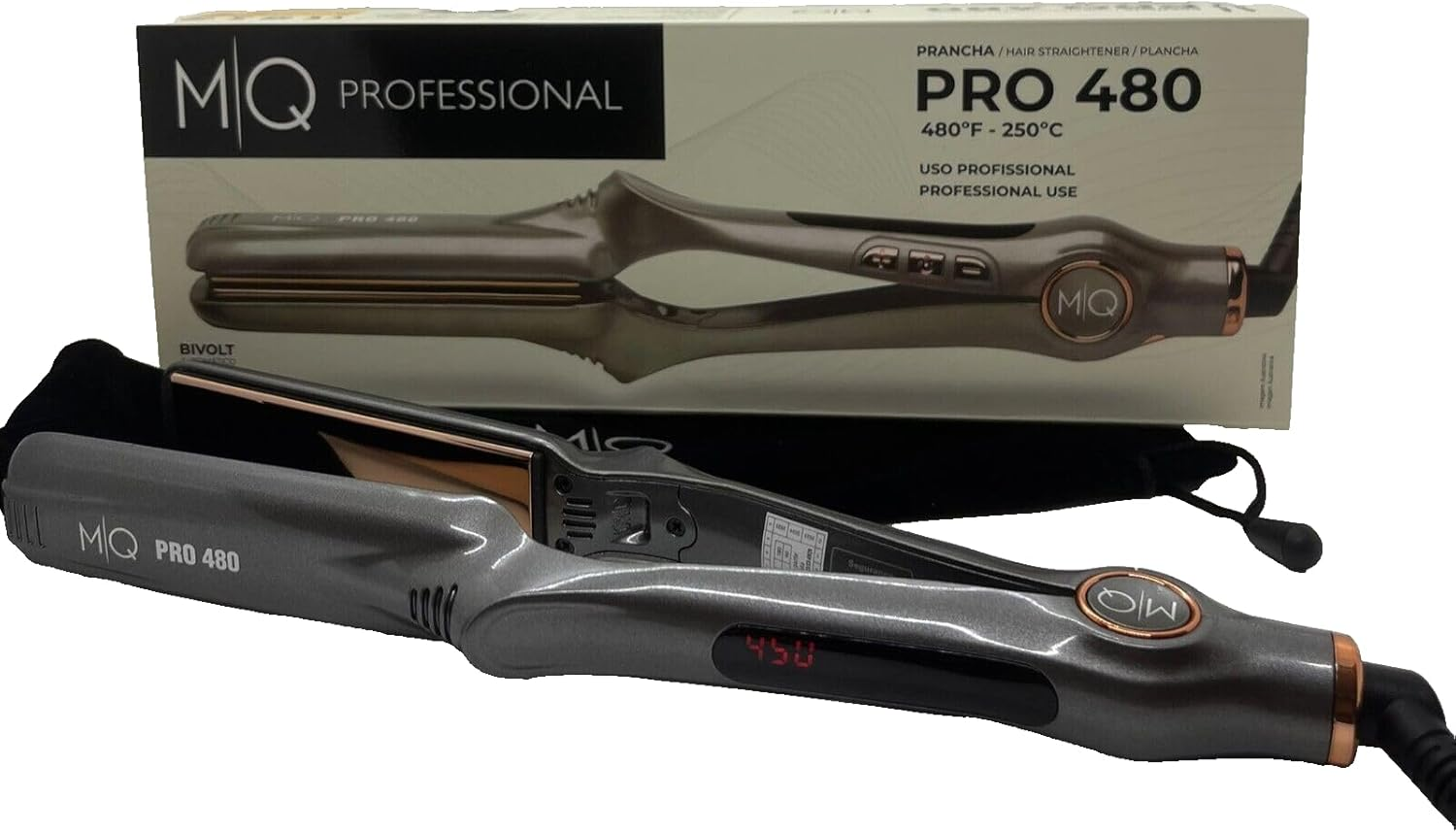 M.Q Professional PRO480 Hair Straightener Iron, 220 W image number 4