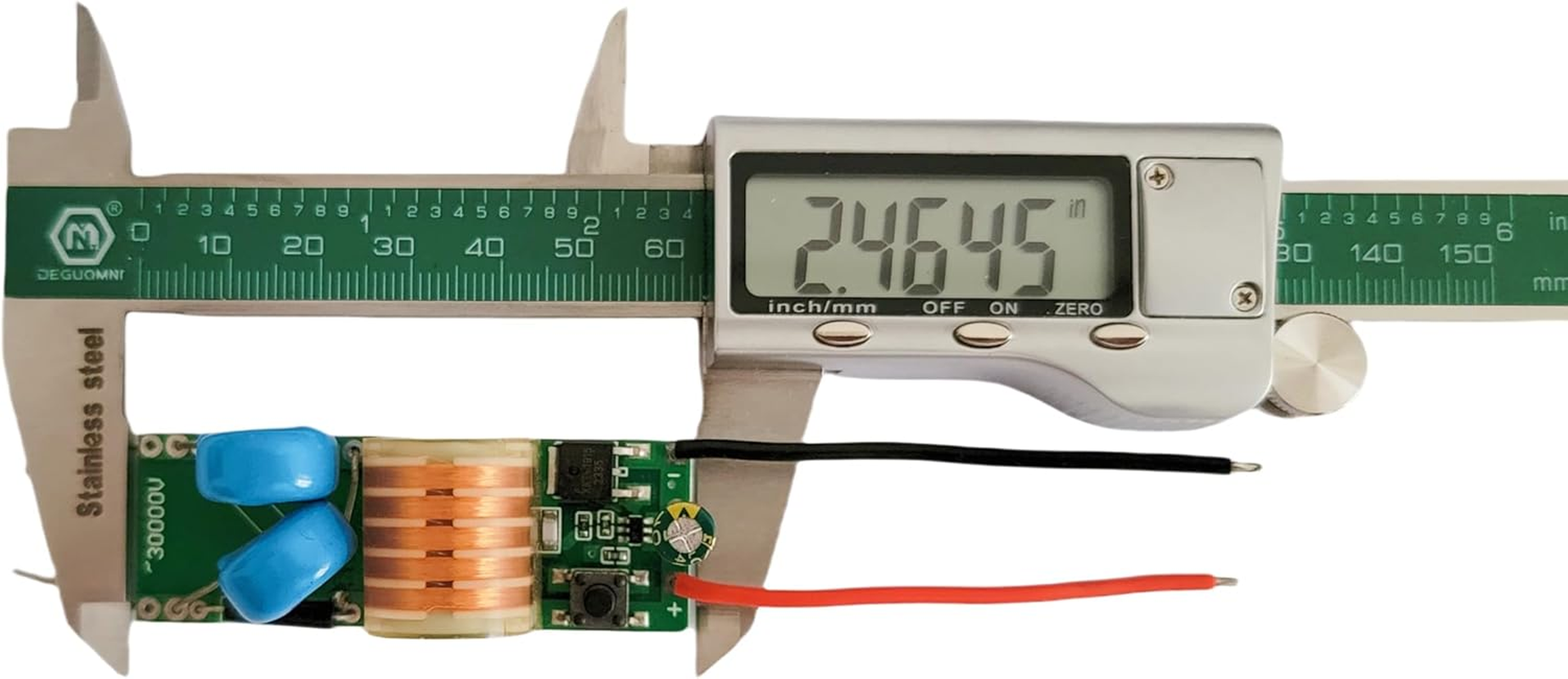 30KV Boost Coil High Voltage Pulse Generator Arc DC 3.3V 5V Step Up image number 2