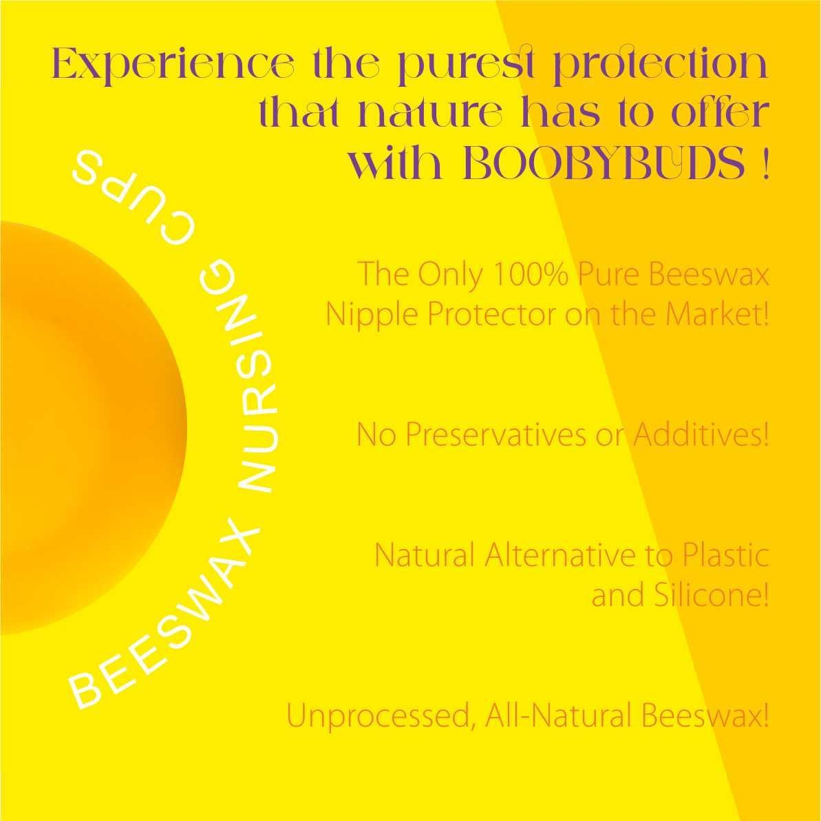 Natural Beeswax Nipple Shields&ndash; Nursing Cups - Nipple Protectors - Safe for Baby and Mom image number 2