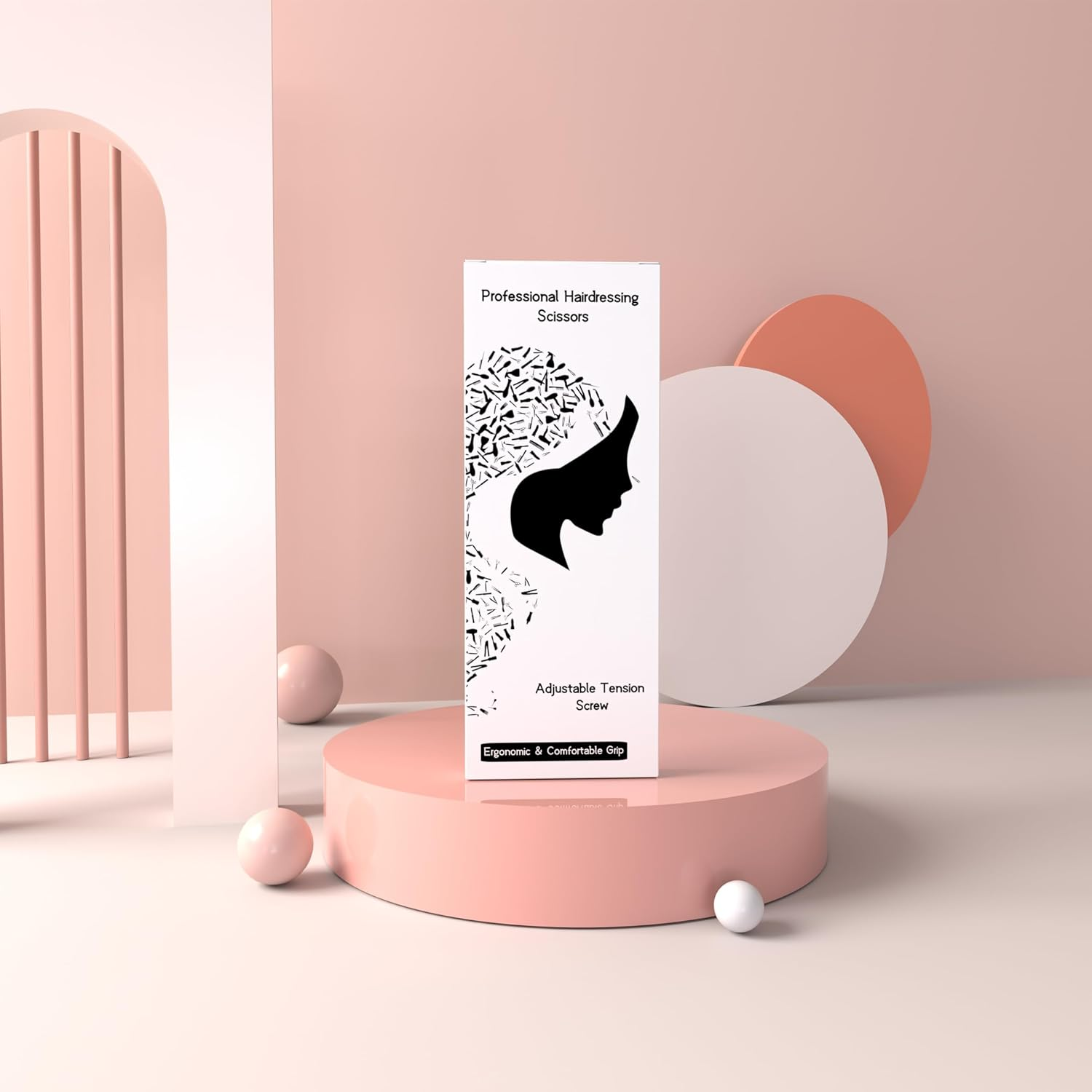 Mchifrys Professional Hair Cutting Scissors 6.5 Inch &ndash; Stainless Steel Hairdressing Barber Scissors with Comb, Precision Shears for Salon & Home Use image number 1