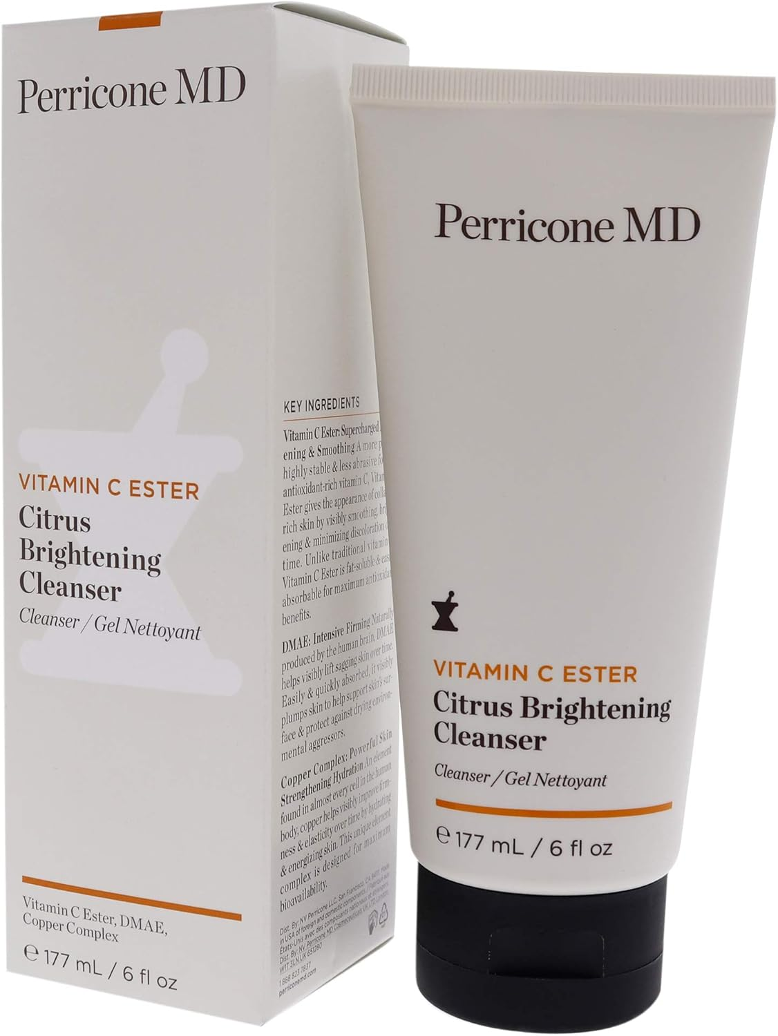 Perricone MD Vitamin C Ester Citrus Brightening Cleanser for Unisex 6 Oz, 177 Ml image number 3