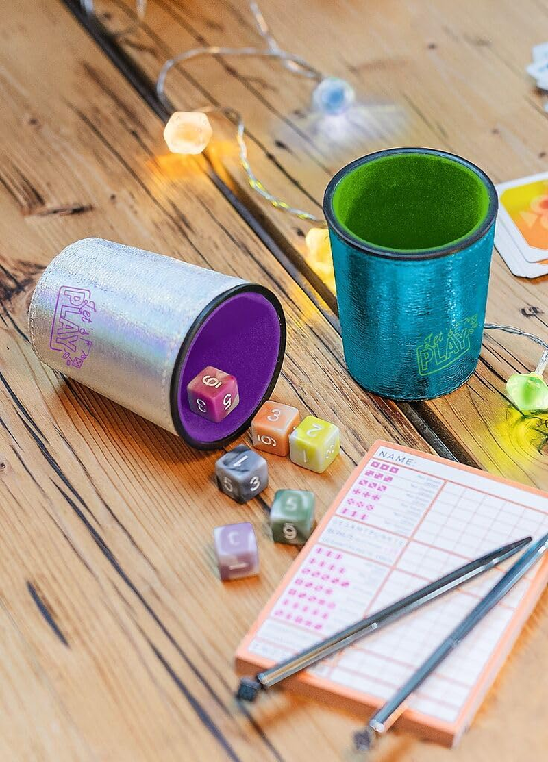 Moses. Let'S Play Cube Fairy Lights - LED Fairy Lights with Colourful Cubes, Soft Colour Changing, Timer Function, Battery Compartment with Decorative Case