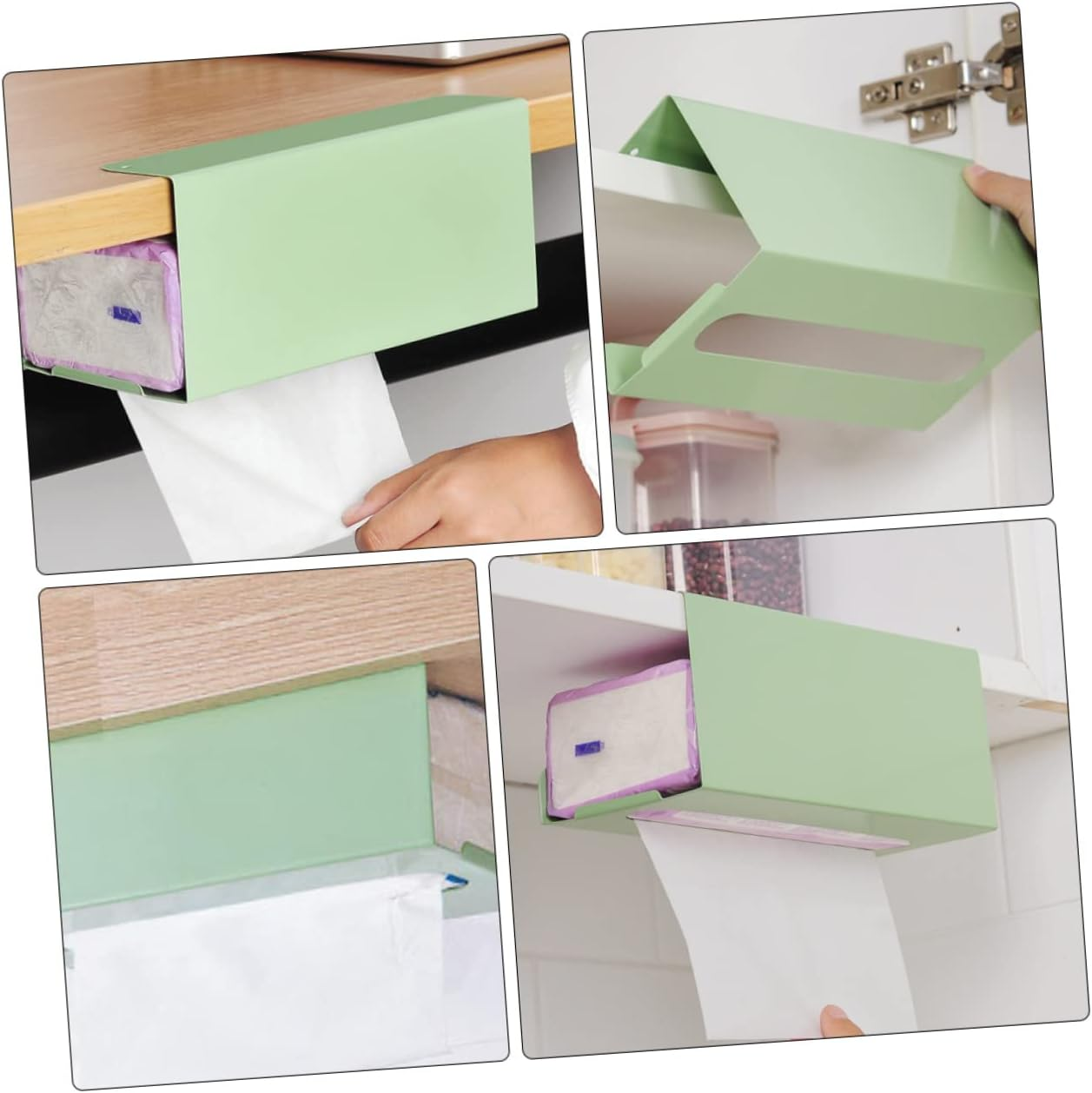 Chrome Paper Towel Holder Tissue Dispenser Easy Install Kitchen Bathroom Holder image number 2