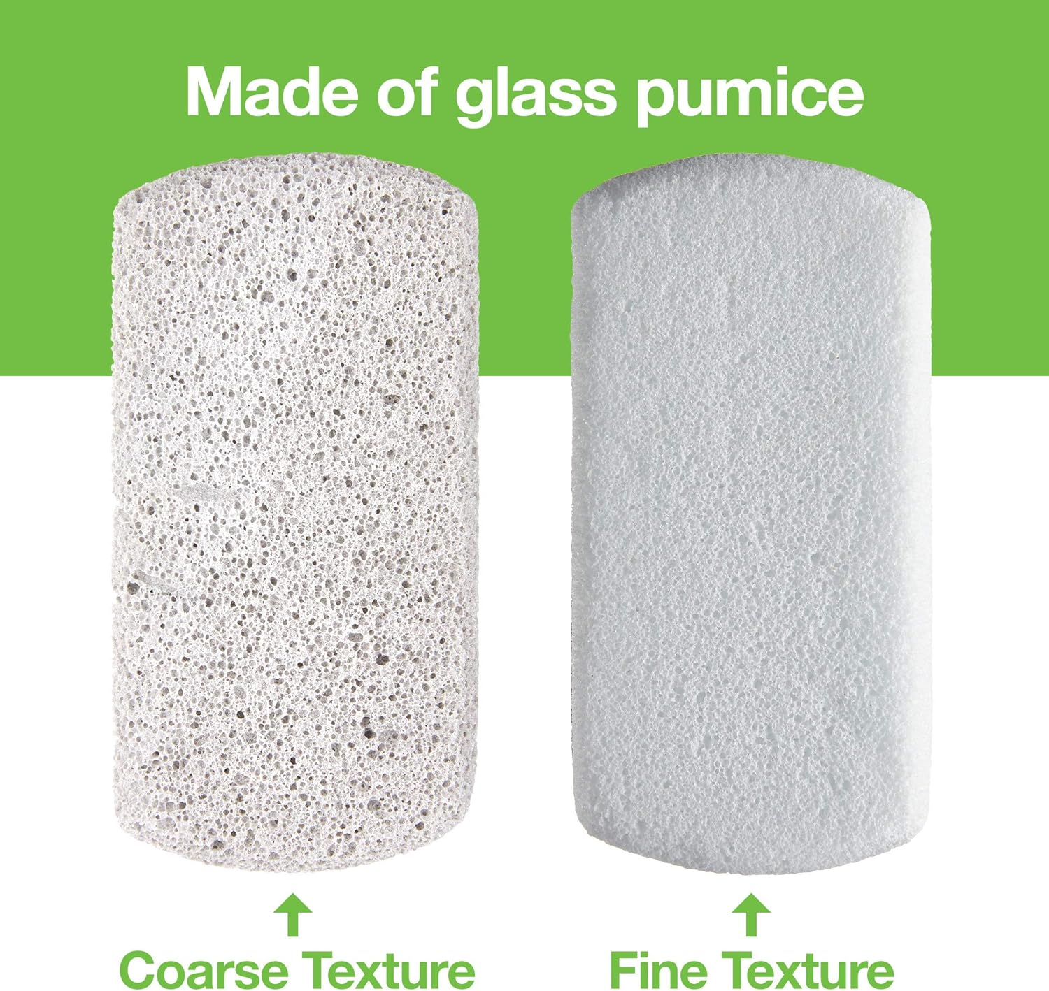 Zentoes Pumice Stones for Feet, Hands and Body - Hard Callus Remover, Exfoliator and Scrubber to Remove Dead Skin for Home Pedicure - 2 Count (Gray) image number 5