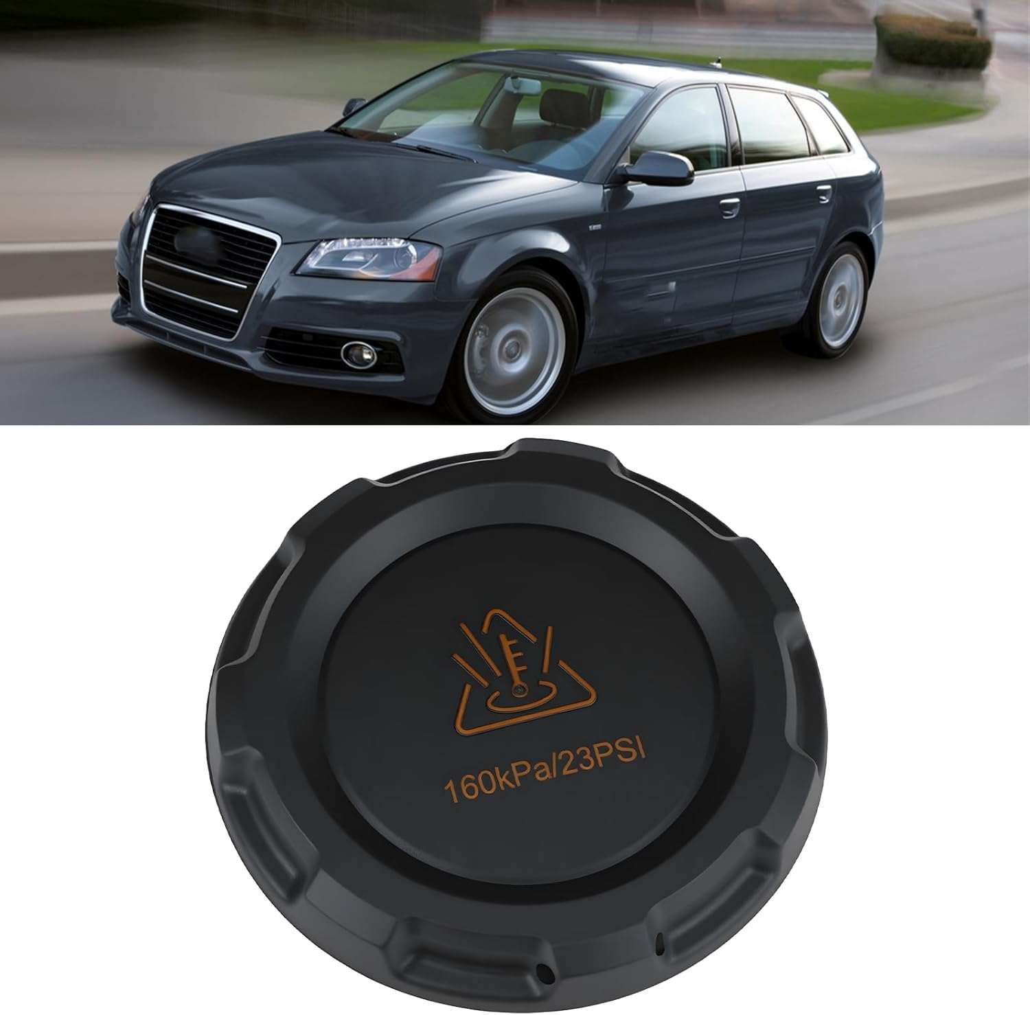 Coolant Expansion Tank Cap 2Q0121321A Compatible with Volkswagen Antifreeze Water image number 1