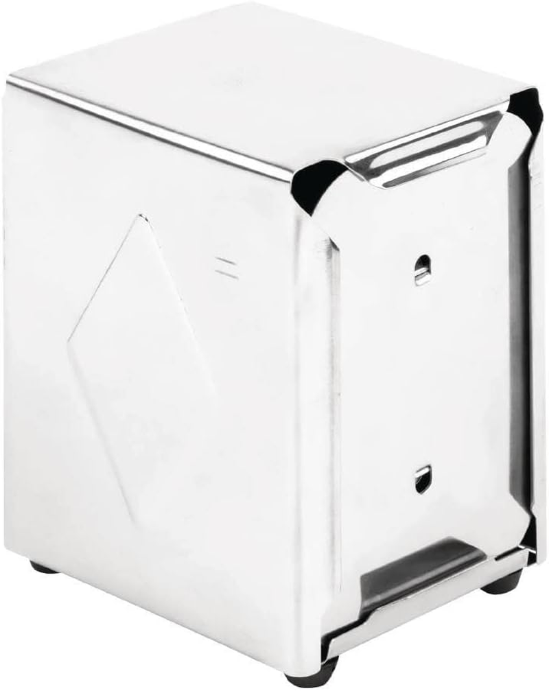 Olympia Napkin Dispenser, 100 Mm X 120 Mm X 140 Mm Size, Silver image number 3