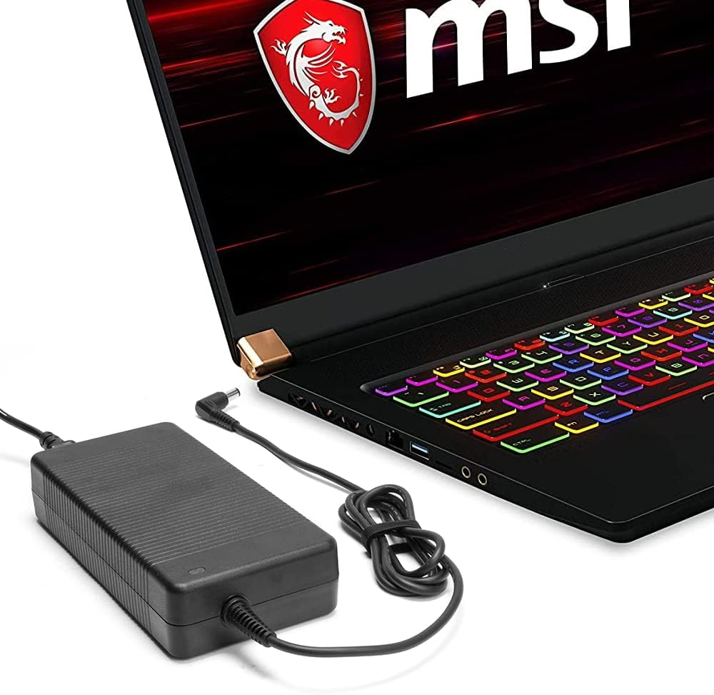 KFD 19.5V 11.8A 230W A17-230P1A Adapter for MSI GF65 GS65 GS75 GS40 GS60 GS70 GV62 GV72 GS65 GS63 GS63VR GT60 GT70 GL62M GL72M GE60 GE62 GE70 GE72 957-17G11P-101 Gaming Laptop Iceriver KSO KS0 Charger