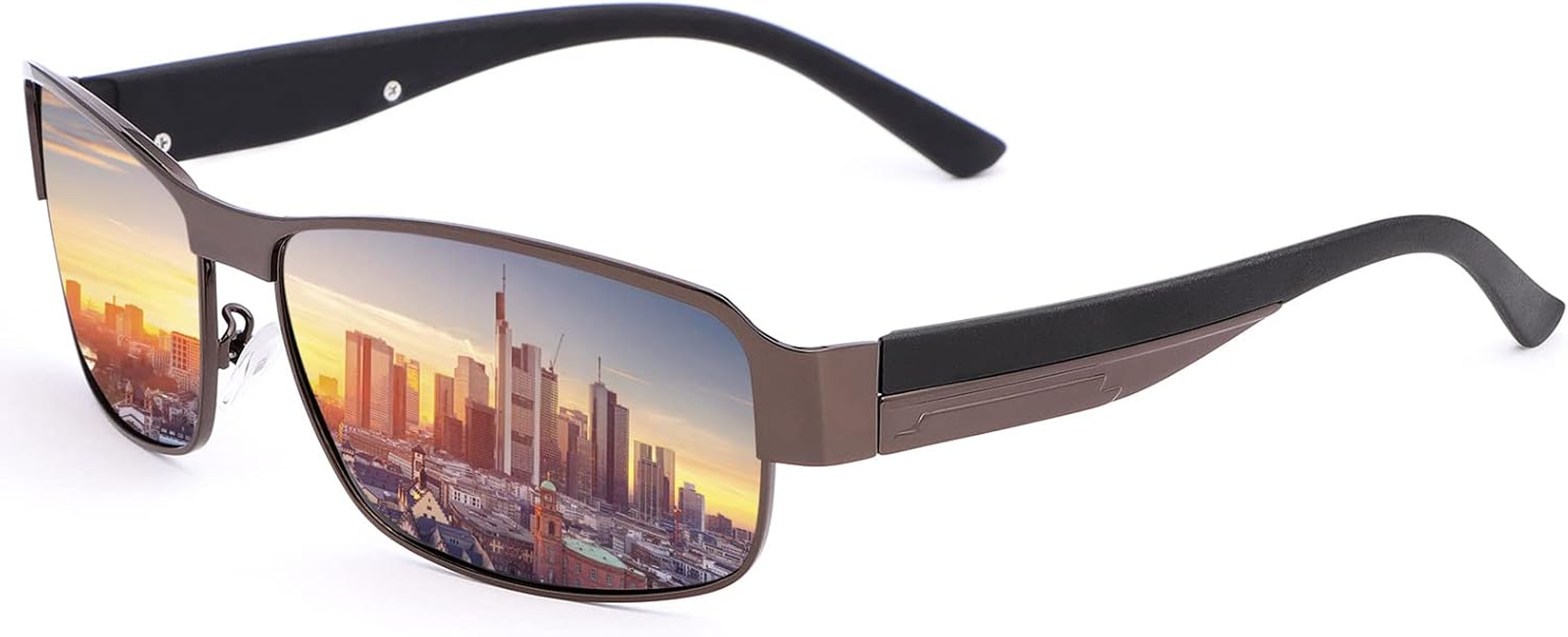 MIRYEA Polarized Sunglasses Mens UV400 Protection Lightweight Sun Glasses UV400 Protection, Sports, Fashion, Driving, Golf, Fishing, Outdoor