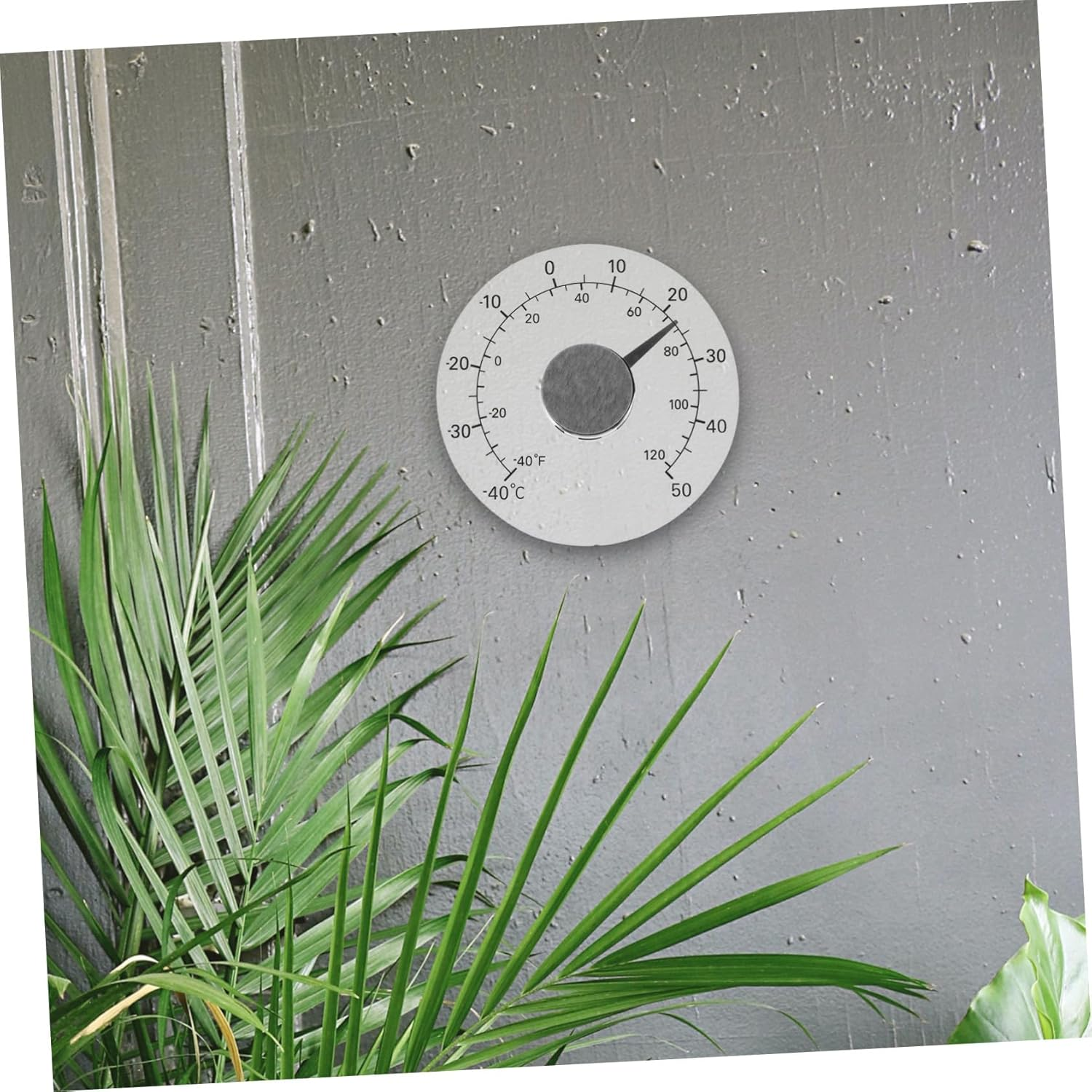 NOLITOY Adhesive Window Thermometer for Indoor Outdoor Use Temperature for Garden Greenhouse Nursery Office Easy-Mount Temperature Gauge image number 1