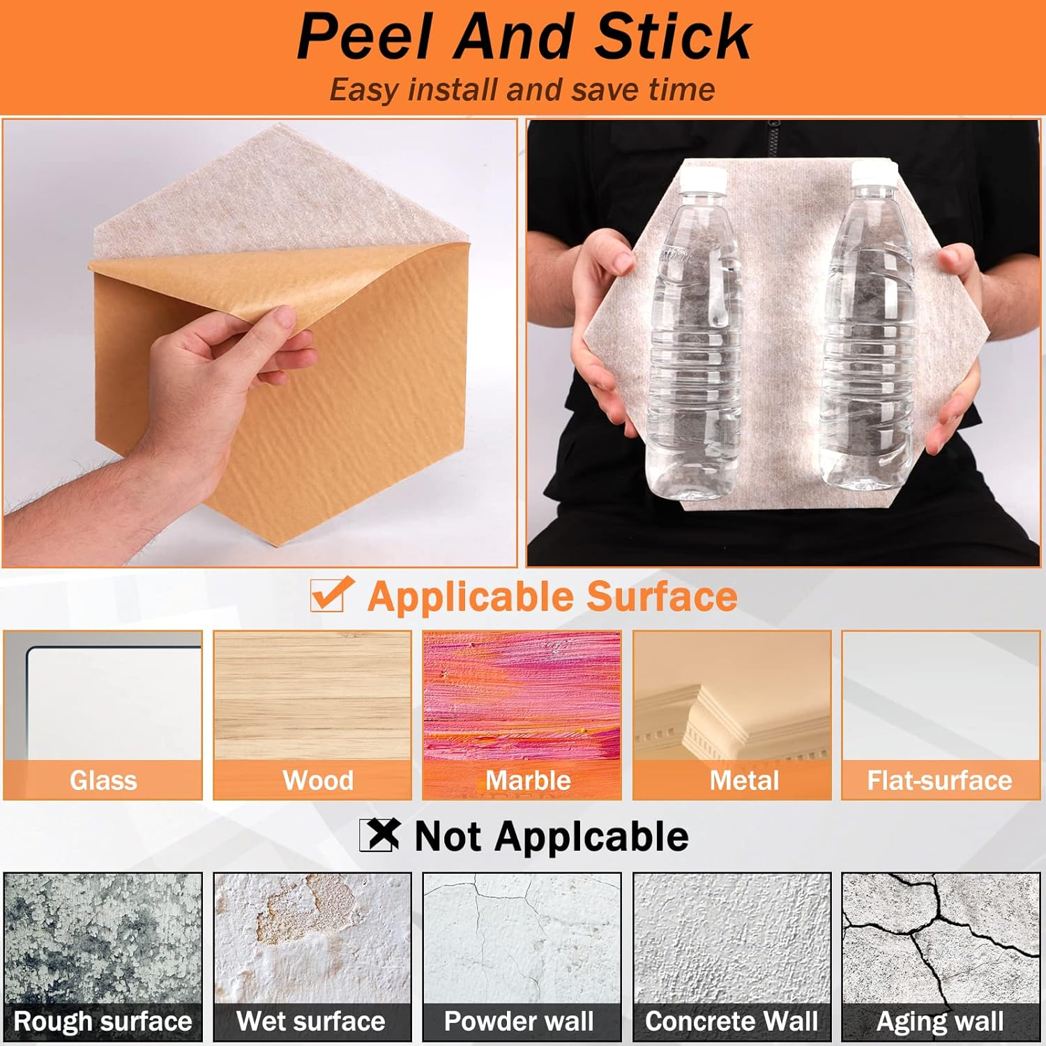 DEKIRU 12 PACK Acoustic Panels, Sound Proof Foam Panels Hexagon Self-Adhesive 12"X10"X0.4", Flame Resistant Soundproof Wall Panels, Sound Proof Panels for Walls, Home and Studio Equipment (Blue）