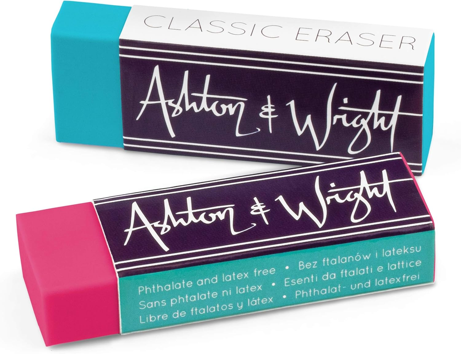 Ashton and Wright - Classic Eraser - Latex Free Plastic Rubber (Pack of 20, Tropical Neon) image number 4