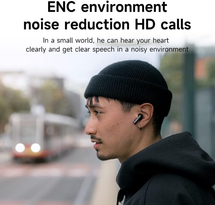 Nokia Essential E3101 Wireless Earphones, Bluetooth 5.1, Fully Wireless Earphones, Bluetooth, ENC Noise Reduction, Hands-Free Calling, Left and Right Separation, up to 20 Hrs Music Playback, Blue image number 2