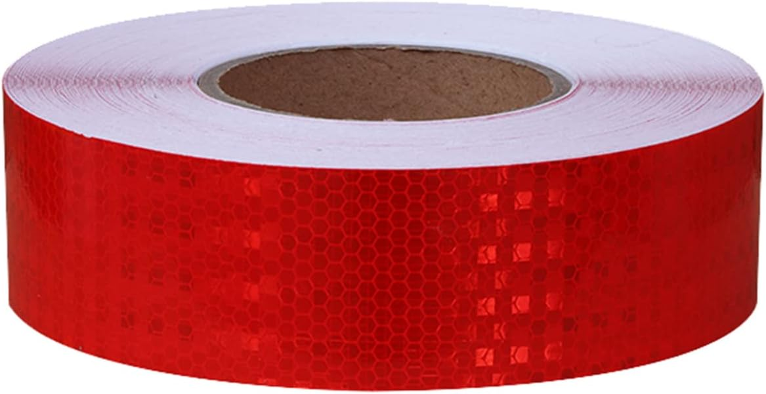 Reflective Tape Reflective Tape Warnig Tape Self-Adhesive High Intensity Reflective Sticker(Red) - Oranje image number 2
