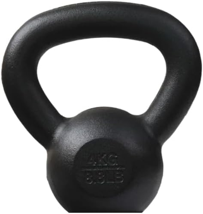 Powder Coated Cast Iron Kettlebells,Classic Kettlebell Weights, Black Kettle Bell 4Kg-48Kg,For Home Gym,Fitness,Workouts, Exercise,Weight Training image number 3