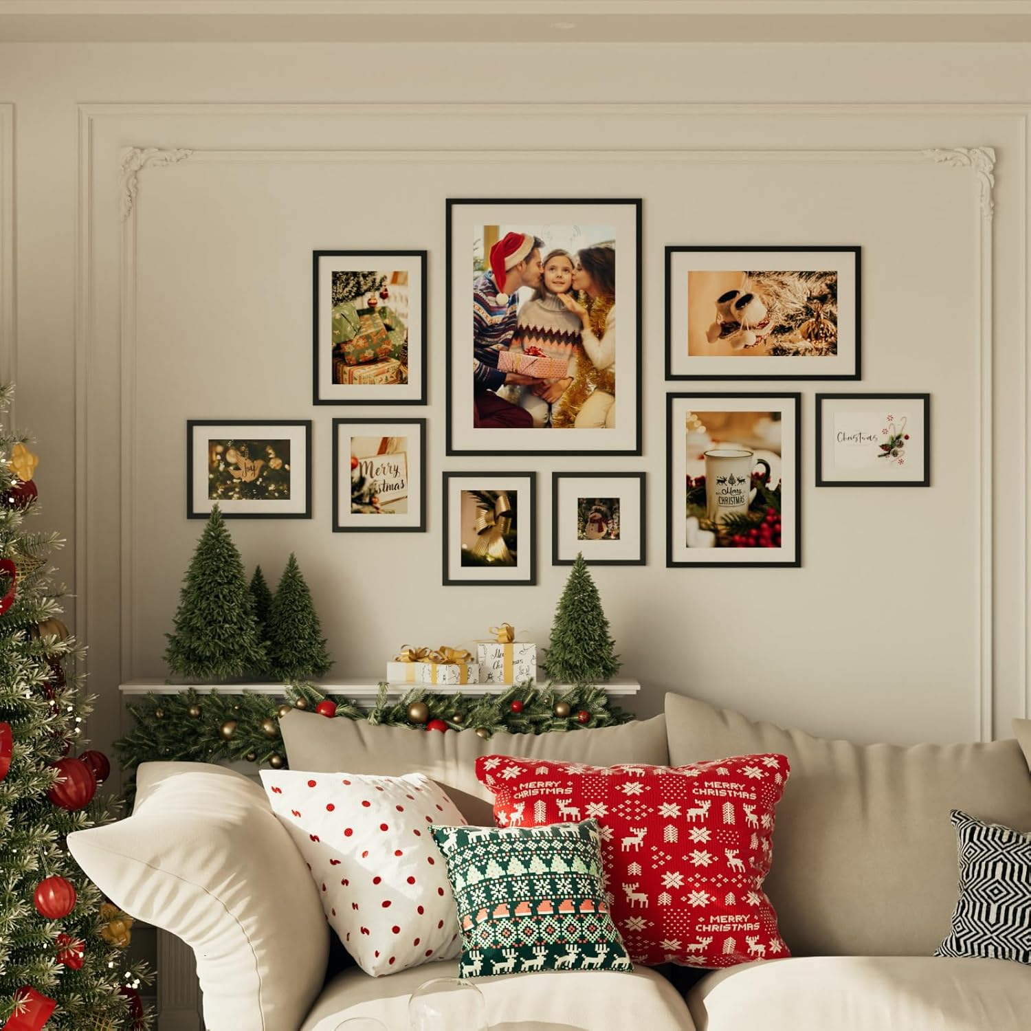 Happyhapi 12X18 Poster Frame, Black Picture Frame for 11X17 (With Mat) or 12X18 (Without Mat), Vertical and Horizontal Wall Mount Large Picture Frame for Photos, Posters and Art Prints, 1 Pack image number 1