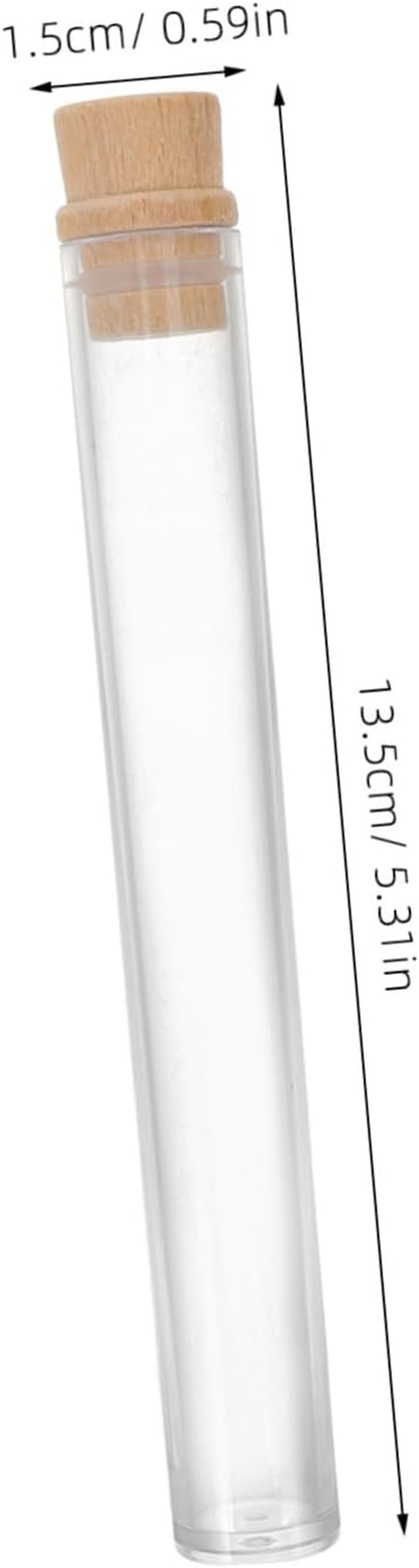 TOGEVAL 2Pcs Pet Hair Storage Bottles with Stopper Transparent Cat Whiskers and Dog Hair Keepsake Jars Portable Compact Memorial Containers for Home Display and Travel image number 3