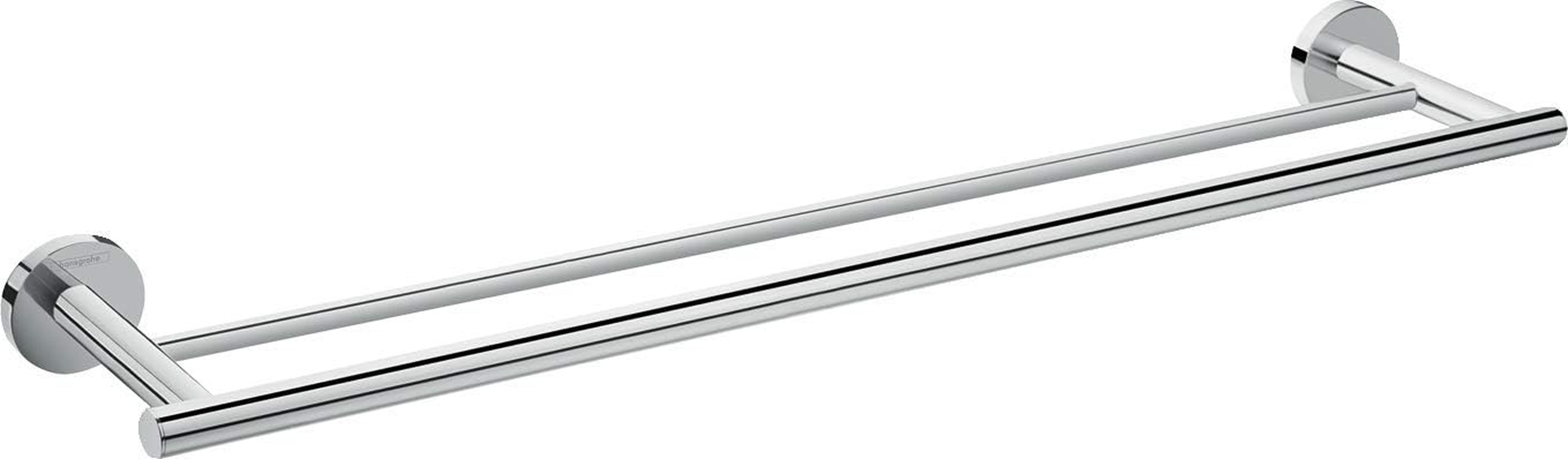 Hansgrohe Logis Universal - Towel Hook Double, Towel Holder, Bathroom Accessory, Chrome, 41725000