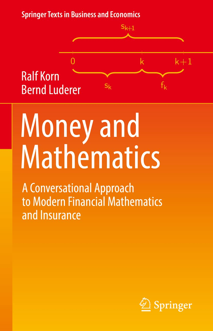 Money and Mathematics: a Conversational Approach to Modern Financial Mathematics and Insurance image number 1