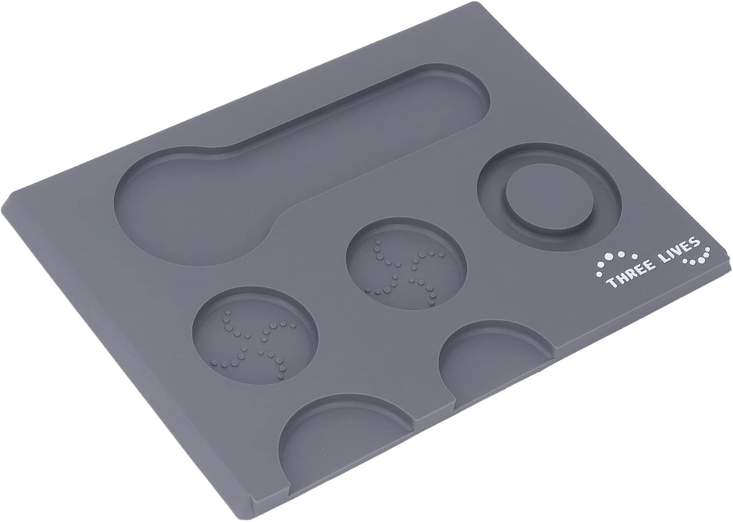 LOCADENCE Espresso Tamping Mat, 8.7 X 11.8In Multifunctional Non Slip PVC Coffee Tamper Mat, Portable Tamping Pad for Milk Tea Shops, Homes, Offices image number 3