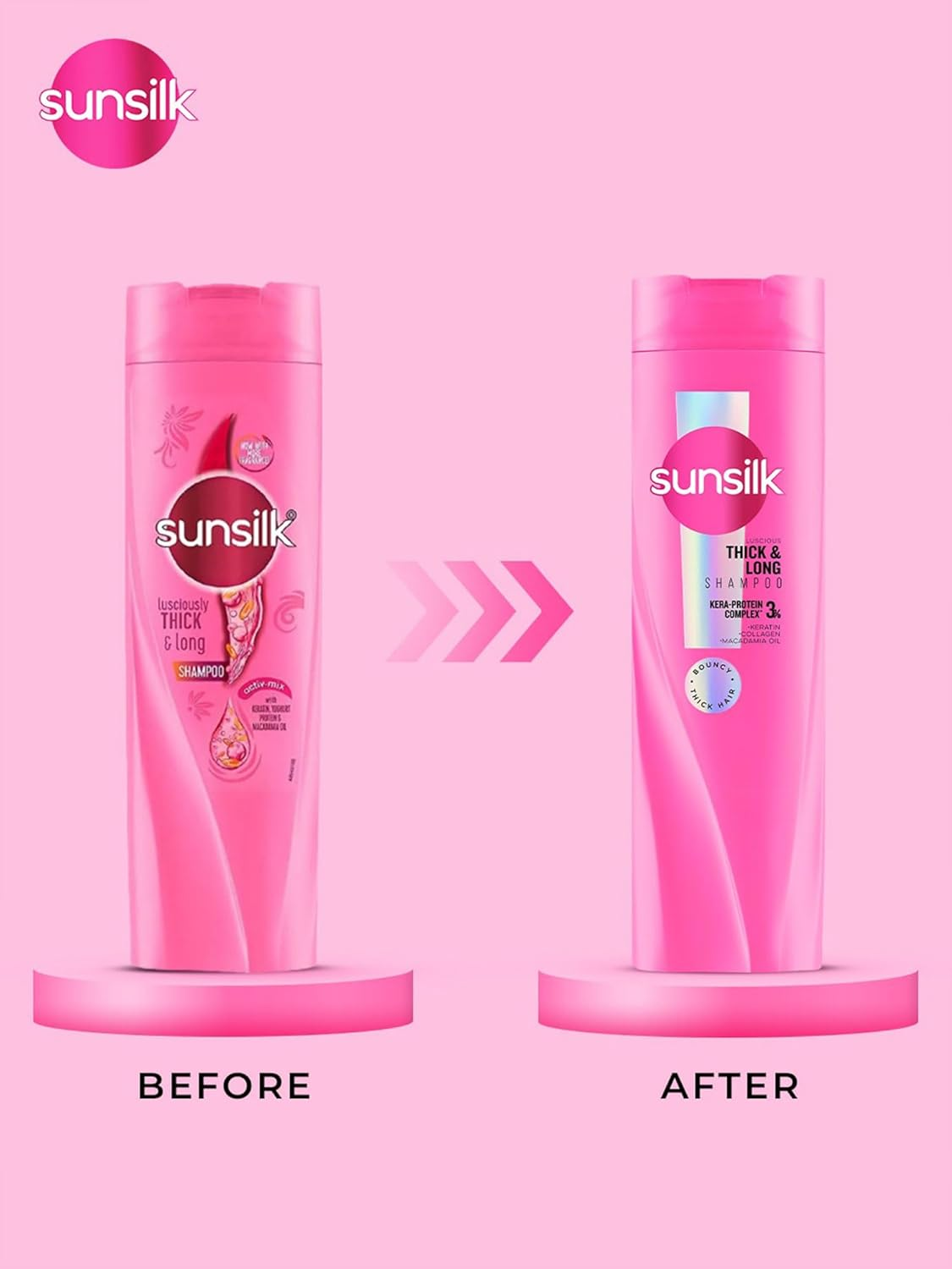 Sunsilk Lusciously Thick & Long Shampoo - 180Ml image number 1