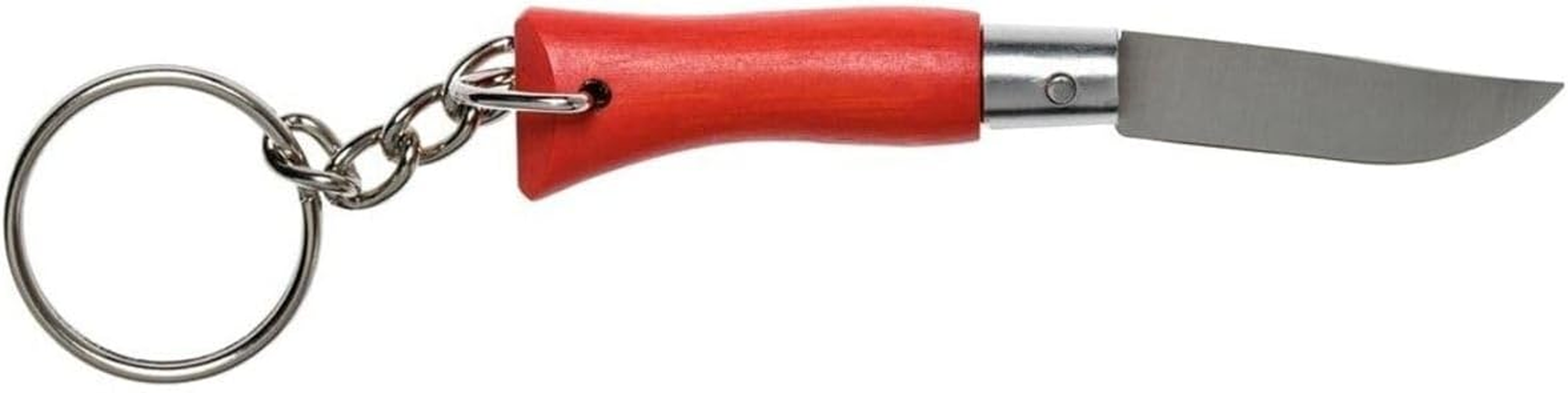 Opinel Colorama Stainless Steel #02 Key Ring Knife, Orange, 3.5 Cm Blade Length