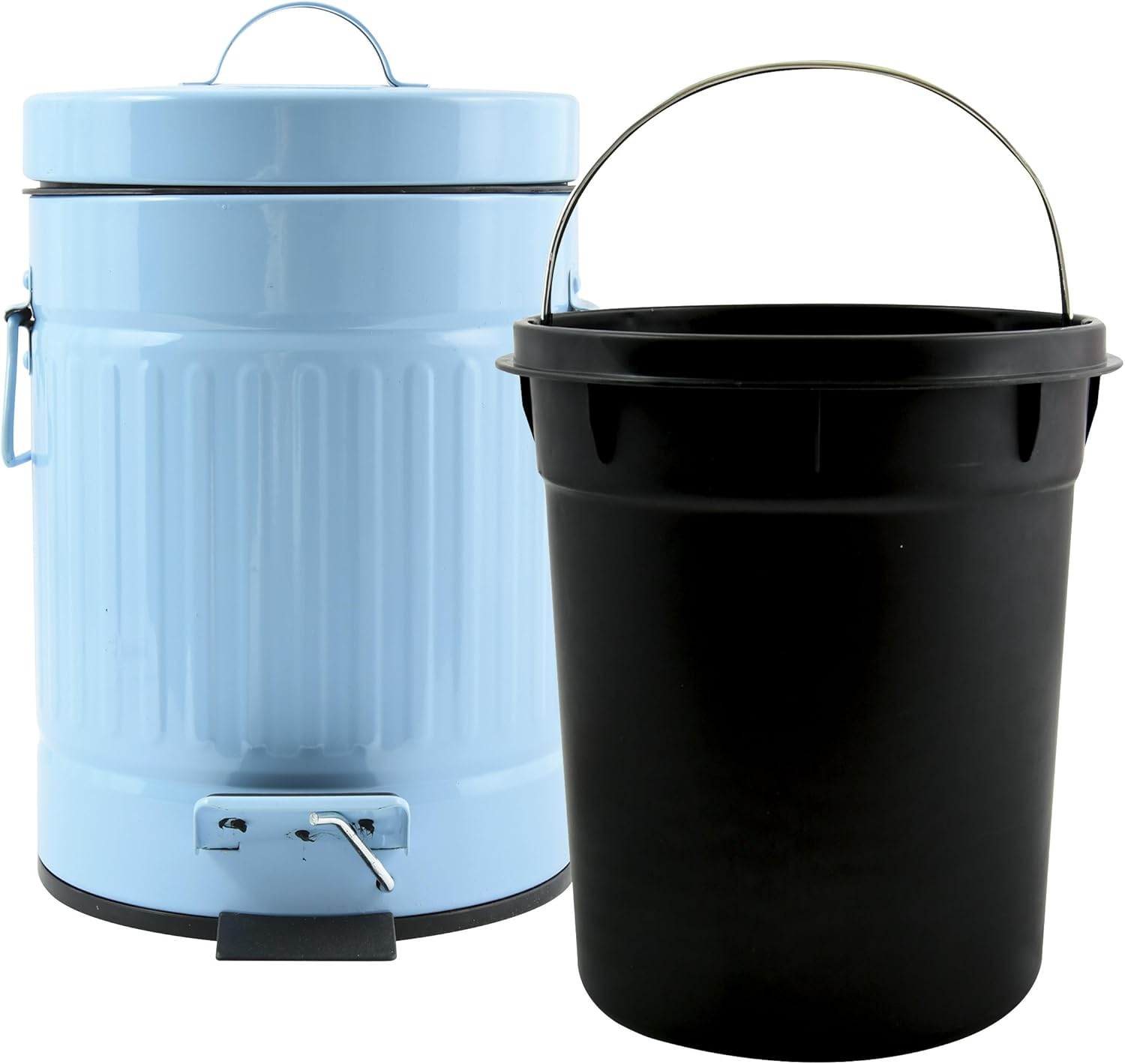 MSV Pedal Bin, Pastel Blue, Unique