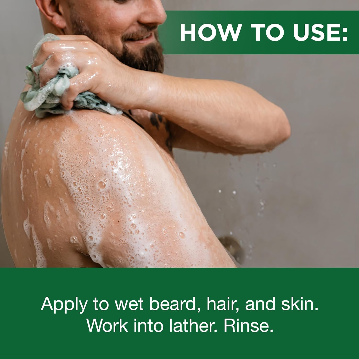 Clubman Beard & Body Wash, 14.5 Fluid Ounce image number 3